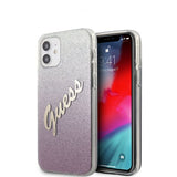 Guess iPhone 12 Mini Cover Vintage Gradient Rosa