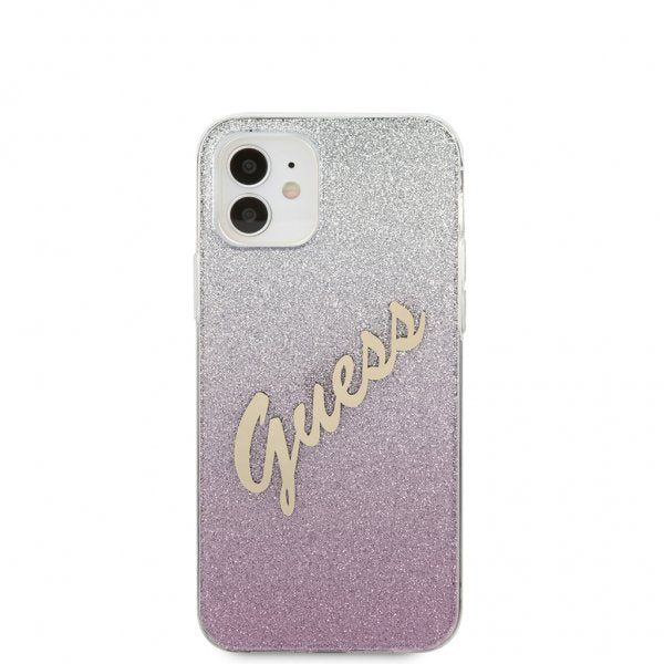 Guess iPhone 12 Mini Cover Vintage Gradient Rosa