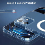 Rvelon iPhone 12 Mini Cover TPU MagSafe Transparent