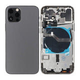 iPhone 12 Pro Bagside med Komplet Ramme OEM - Grafit