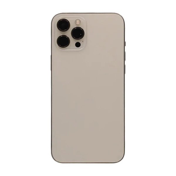 iPhone 12 Pro Max Bagside med Komplet Ramme OEM - Guld
