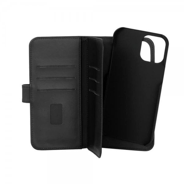Gear iPhone 12 Pro Max Etui 7 Kortpladser Aftageligt Cover Sort