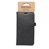 Buffalo iPhone 12 Pro Max Etui Buffalo Aftageligt Cover Sort