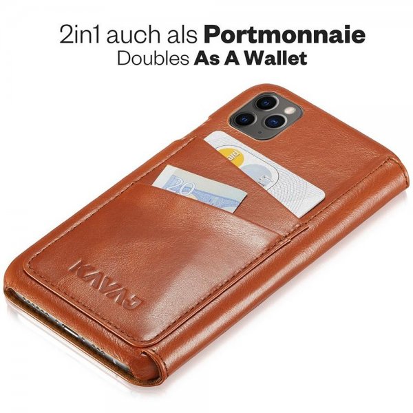 KAVAJ iPhone 12 Pro Max Cover Dallas Brun