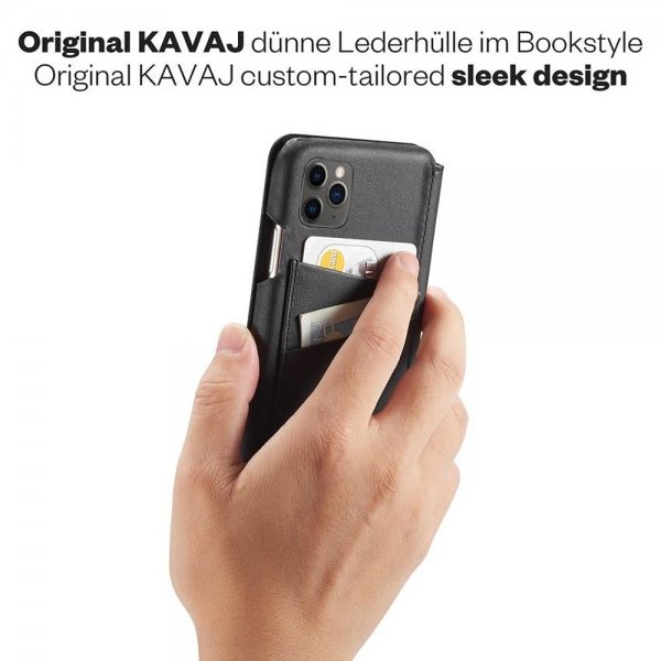 KAVAJ iPhone 12 Pro Max Cover Dallas Sort