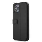 Ferrari iPhone 12 Pro Max Cover Logo Perforeret Sort