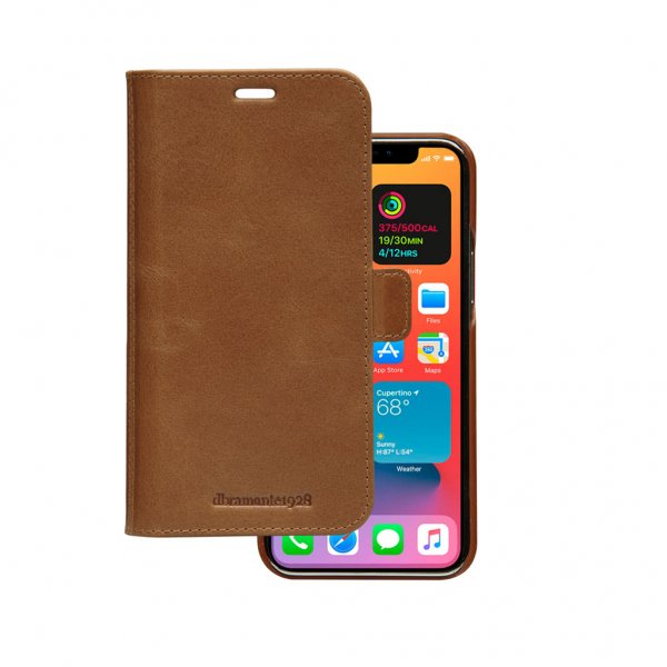 dbramante1928 iPhone 12 Pro Max Futteral Lynge Aftageligt Cover Tan