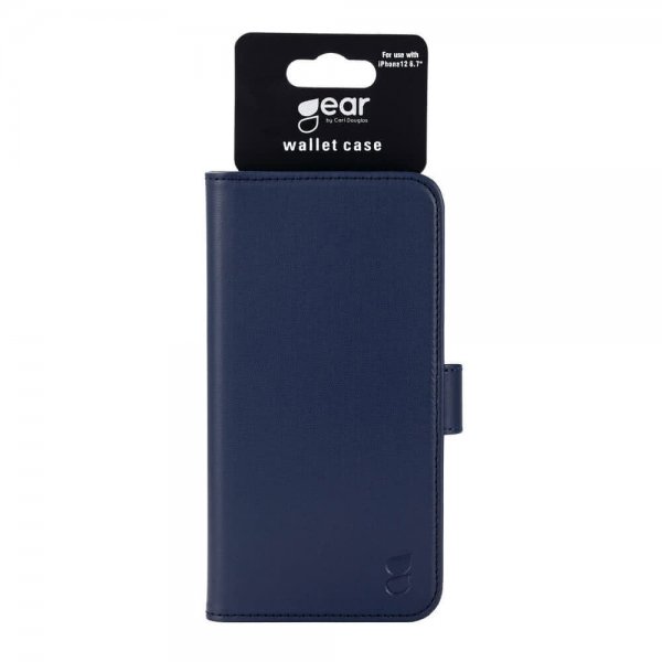 Gear iPhone 12 Pro Max Etui med Kortrum Blå