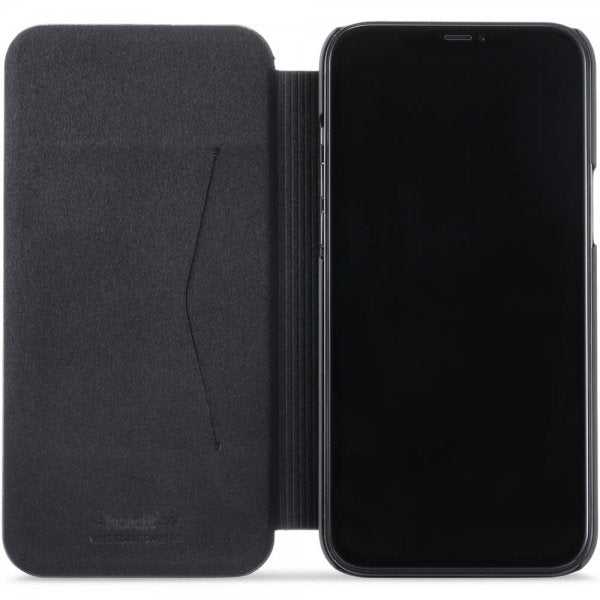 holdit iPhone 12 Pro Max Fodral SlimFlip Wallet Sort