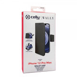 Celly iPhone 12 Pro Max Etui Wally Wallet Case Sort