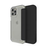 Gear4 iPhone 12 Pro Max Etui Wembley Flip Klar Sort