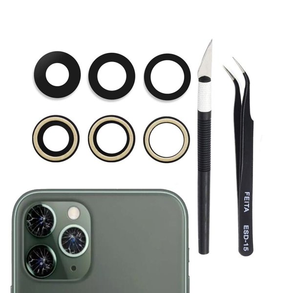 iPhone 12 Pro Max Kameraglas (3-pak)