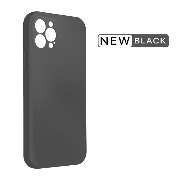 iPhone 12 Pro Max Silikone Cover Sort