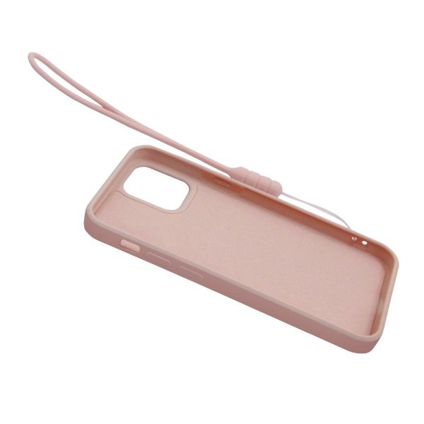 iPhone 12 Pro Max Silikone Cover med Ringholder Rosa