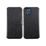 Rvelon iPhone 12 Pro Max Cover Magnetisk Aftageligt Etui Sort