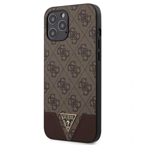 Guess iPhone 12 Pro Max Cover 4G Brun