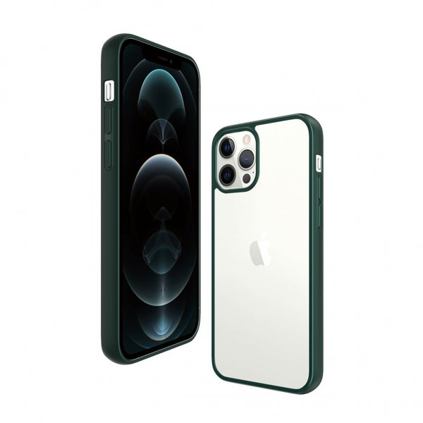 PanzerGlass iPhone 12 Pro Max Cover ClearCase Color Racing Green