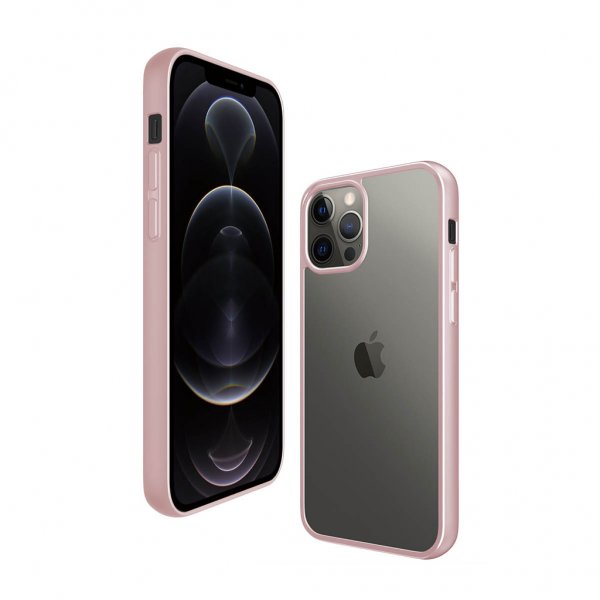 PanzerGlass iPhone 12 Pro Max Cover ClearCase Color Rose Gold
