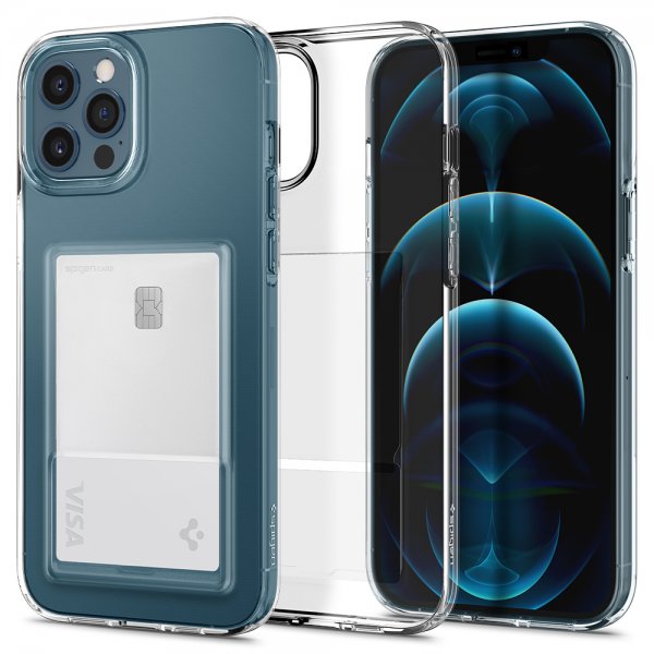 Spigen iPhone 12 Pro Max Cover Crystal Slot Crystal Clear