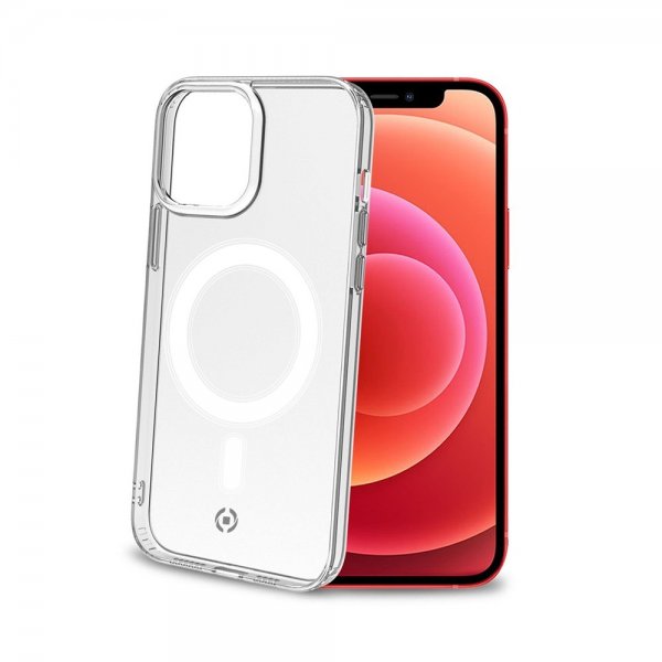 Celly iPhone 12 Pro Max Cover GELSKINMAG MagSafe Transparent
