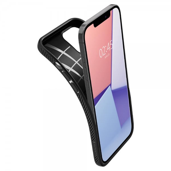 Spigen iPhone 12 Pro Max Cover Liquid Air Mat Sort