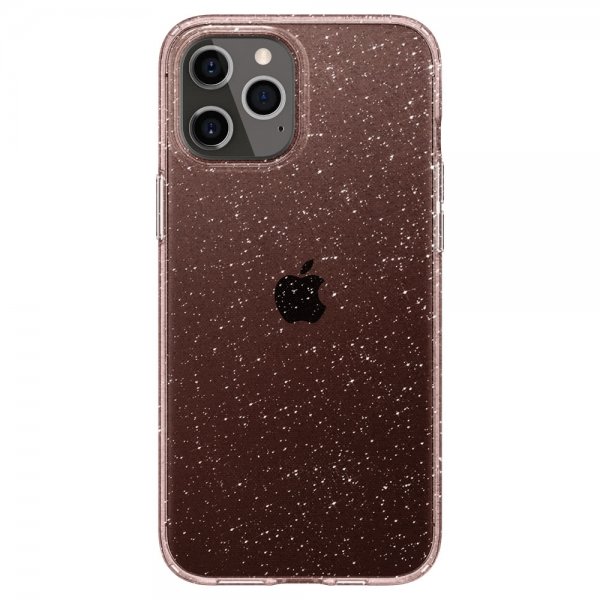 Spigen iPhone 12 Pro Max Cover Liquid Crystal Glitter Rose Quartz