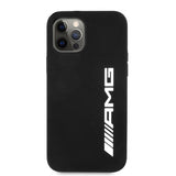 AMG iPhone 12 Pro Max Cover Flydende Silikone Sort