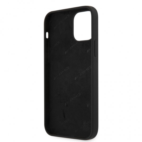 AMG iPhone 12 Pro Max Cover Flydende Silikone Sort
