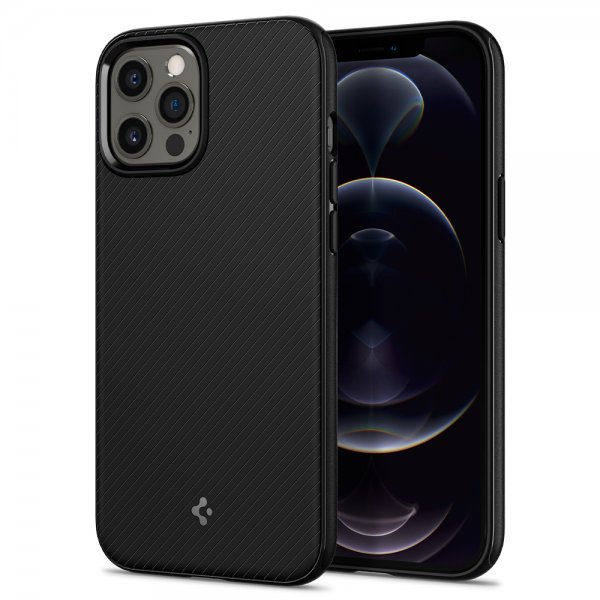 Spigen iPhone 12 Pro Max Cover Mag Armor Mat Sort