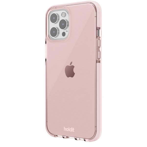 holdit iPhone 12 Pro Max Cover Seethru Blush Pink