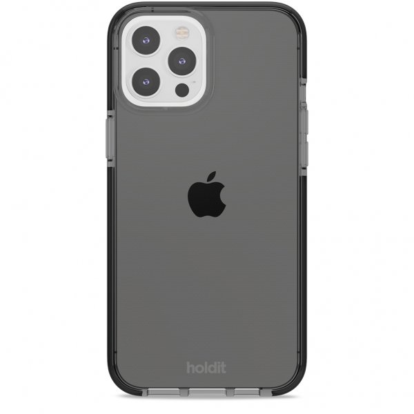 holdit iPhone 12 Pro Max Cover Seethru Sort