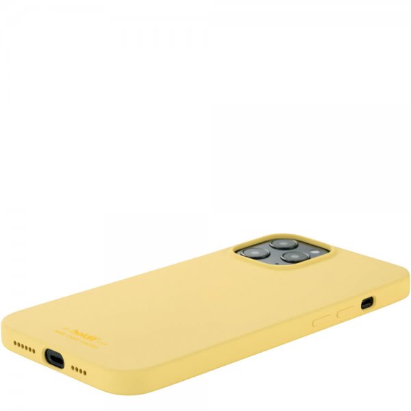 holdit iPhone 12 Pro Max Cover Silikone Gul
