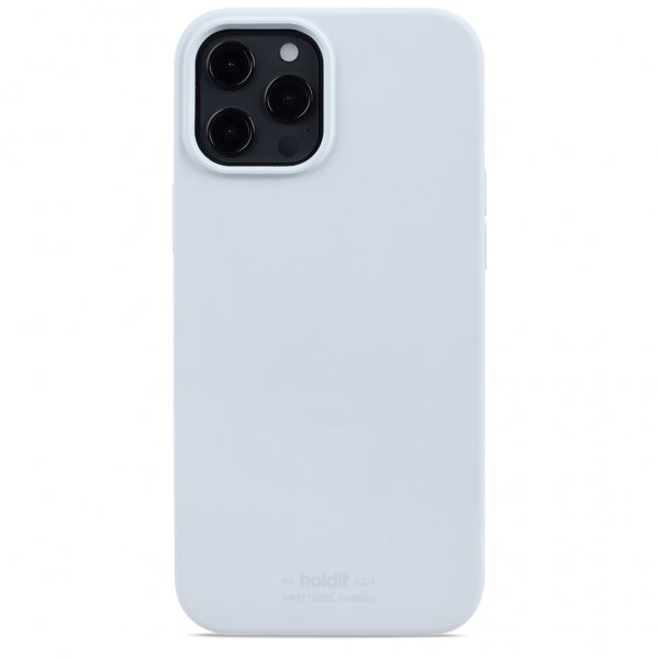 holdit iPhone 12 Pro Max Cover Silikone Mineral Blue