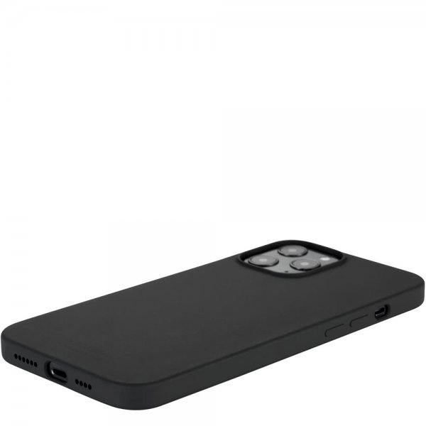 holdit iPhone 12 Pro Max Cover Silikone Sort