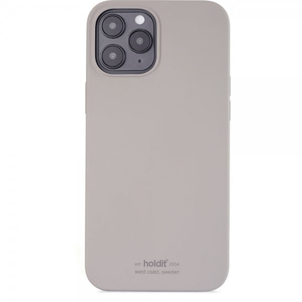 holdit iPhone 12 Pro Max Cover Silikone Taupe
