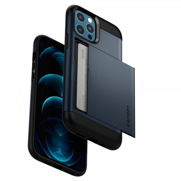 Spigen iPhone 12 Pro Max Cover Slim Armor CS Metal Slate