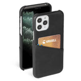 Krusell iPhone 12 Pro Max Cover Sunne CardCover Vintage Black