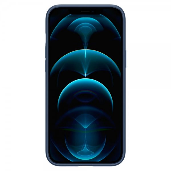 Spigen iPhone 12 Pro Max Cover Thin Fit Deep Blue