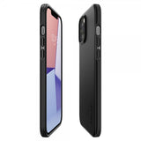 Spigen iPhone 12 Pro Max Cover Tynd Pasform Sort