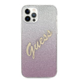 Guess iPhone 12 Pro Max Cover Vintage Gradient Rosa
