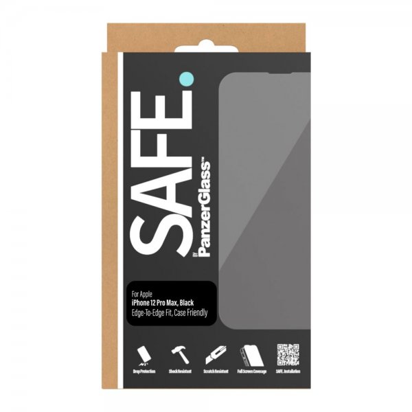 SAFE by PanzerGlass iPhone 12 Pro Max Skærmbeskyttelse Edge-to-Edge Fit