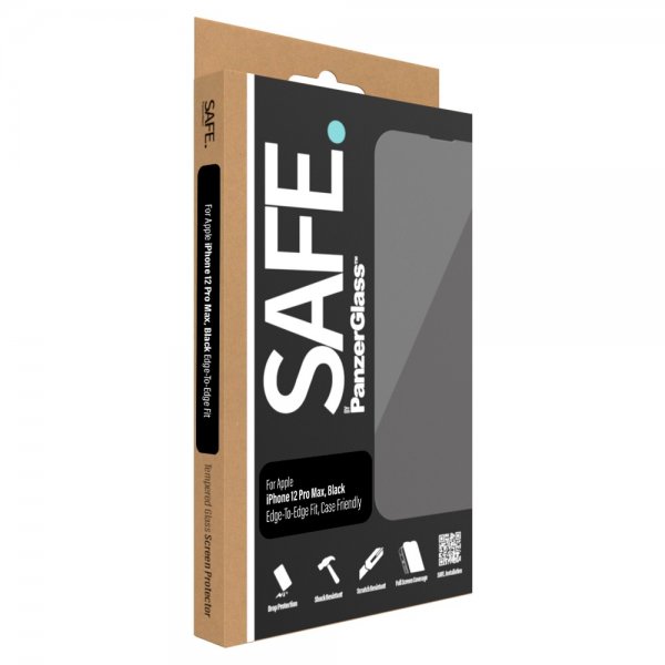 SAFE by PanzerGlass iPhone 12 Pro Max Skærmbeskyttelse Edge-to-Edge Fit