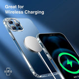 iPhone 12 Pro Max Cover TPU MagSafe Stødsikkert Transparent