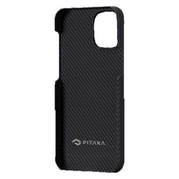 Pitaka iPhone 12 Pro Cover Air Case Sort/Grå Twill