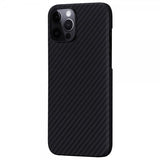 Pitaka iPhone 12/iPhone 12 Pro Cover MagEZ Case Sort/Grå Twill