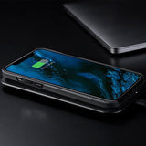 Pitaka iPhone 12/iPhone 12 Pro Cover MagEZ Case Sort/Grå Twill