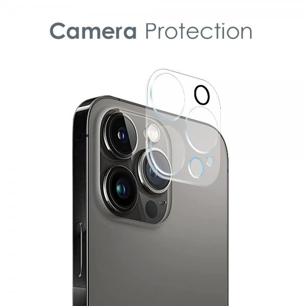 Northjo iPhone 12 Pro Cover med Skærmbeskyttelse og Kamerabeskyttelse 3-i-1