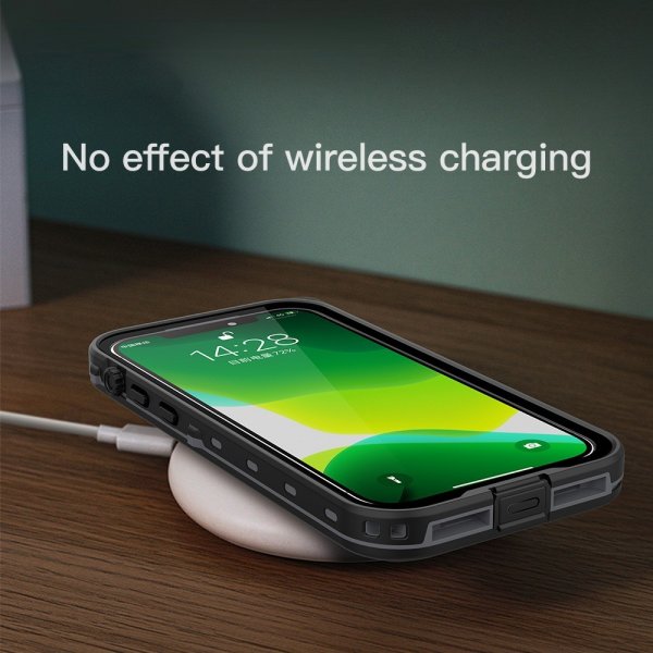 Redpepper iPhone 12 Pro Cover Vandtæt IP68 Sort