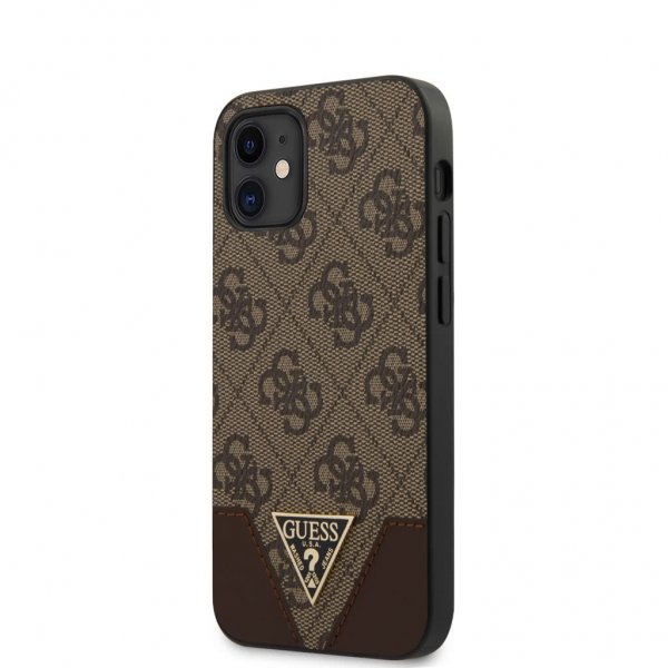 Guess iPhone 12 Mini Cover 4G Brun
