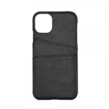 Onsala iPhone 12 Mini Cover Ægte Læder Kortlomme Sort